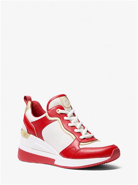 michael kors crista mixed-media trainer|Crista Mixed.